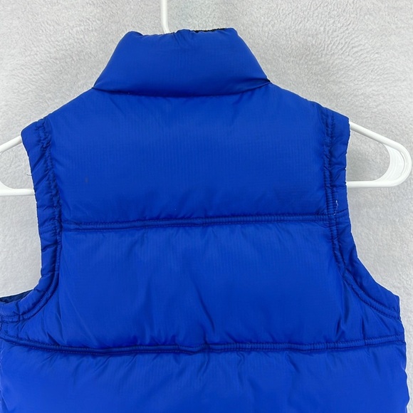Gap Kids Puffer Vest Size S (6-7) Blue Inside and Outside Pockets Like New - Picture 5 of 12